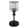 Globo - Lámpara de mesa 1xE27/60W/230V diá. 15 cm negro
