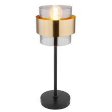 Globo - Lámpara de mesa 1xE27/60W/230V negro/latón