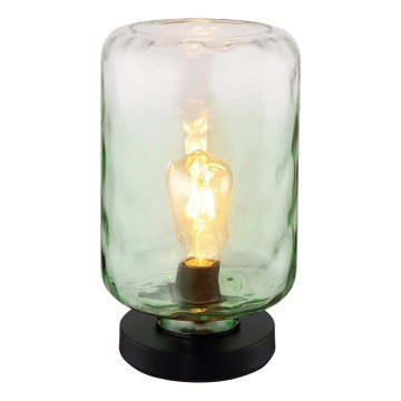 Globo - Lámpara de mesa 1xE27/60W/230V Verde