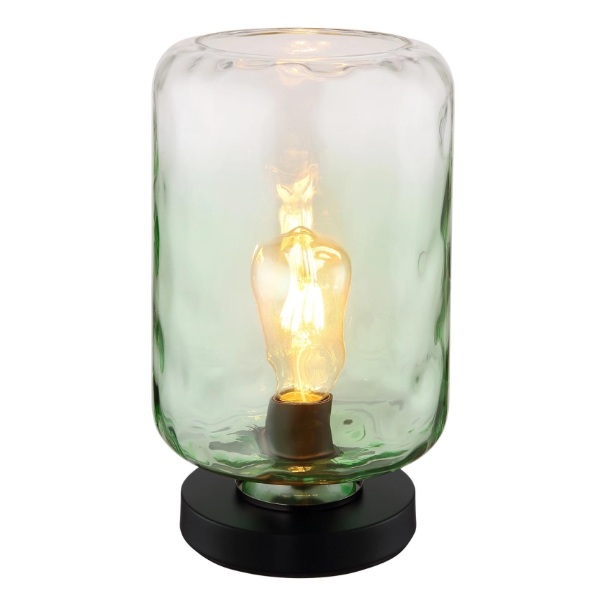 Globo - Lámpara de mesa 1xE27/60W/230V Verde