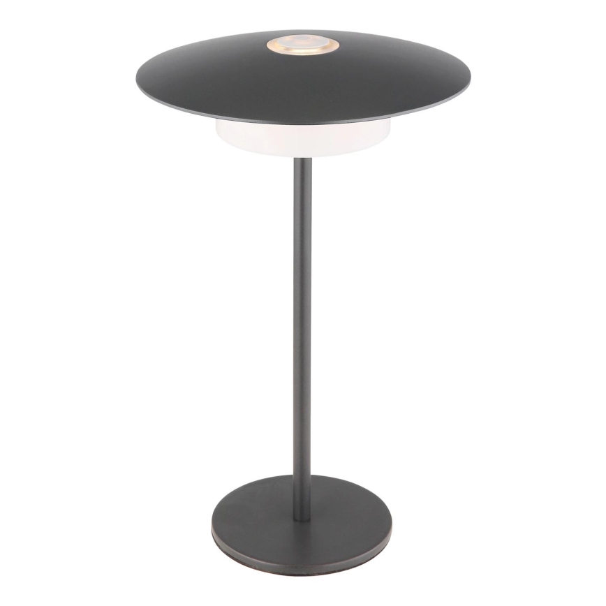 Globo - Lámpara de mesa LED recargable de exterior LED/3W/3,7V 1800/2700/3000K IP44 1800 mAh gris