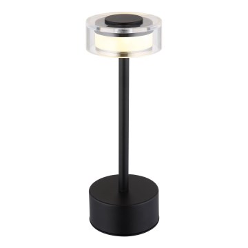 Globo - Lámpara de mesa LED táctil recargable y regulable LED/2,5W/3,7V 2700/4000/6500K 1800mAh negro