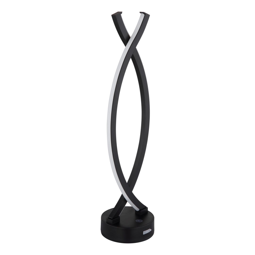 Globo - Lámpara de mesa regulable LED táctil LED/1W/3,7V 3000K 1800 mAh USB negro