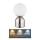 Globo - Lámpara de mesa regulable LED táctil LED/2,5W/3,7V 2700K/4000K/6500K 1800 mAh USB cromo mate