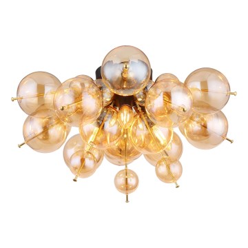 Globo - Lámpara de techo 3xE14/25W/230V diá. 55 cm dorado