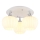 Globo - Lámpara de techo 3xE27/40W/230V blanco