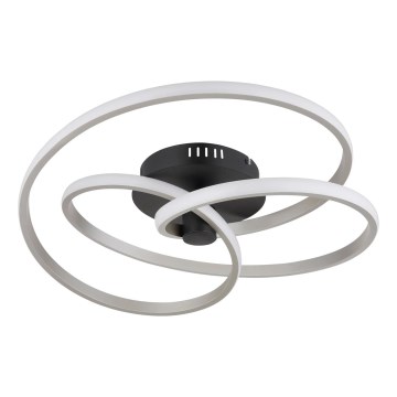 Globo - Lámpara de techo LED LED/40W/230V 3000K cromo mate/negro