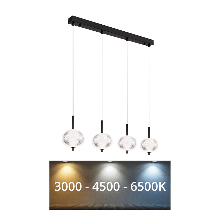 Globo - Lámpara LED colgante 4xLED/5,75W/230V 3000/4500/6500K