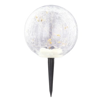 Globo - Lámpara solar LED 15xLED/0,06W/3,2V diá. 15 cm IP44