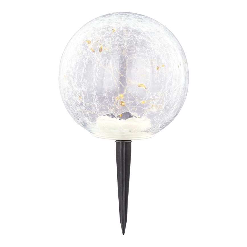 Globo - Lámpara solar LED 15xLED/0,06W/3,2V diá. 15 cm IP44