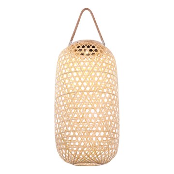 Globo - Lámpara solar LED LED/0,06W/3V bambú IP44