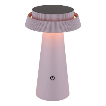 Globo - Lámpara solar táctil LED regulable LED/4W/3,7W IP54 rosa