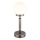 Globo - LED Lámpara de mesa táctil recargable y regulable LED/2,5W/5V 1800mAh 2700/4000/6500K antracita