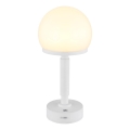 Globo - LED Lámpara de mesa táctil recargable y regulable LED/2,5W/5V 1800mAh 2800K blanco