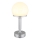 Globo - LED Lámpara de mesa táctil recargable y regulable LED/2,5W/5V 1800mAh 2800K plata