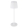 Globo - LED Lámpara de mesa táctil recargable y regulable LED/4,6W/230V 1800 mAh USB IP54 blanco