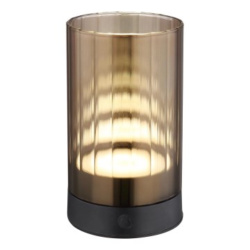 Globo - LED Lámpara de mesa táctil recargable y regulable para exteriores LED/2W/3,7V 2700/4000/6500K 1200mAh IP44 marrón