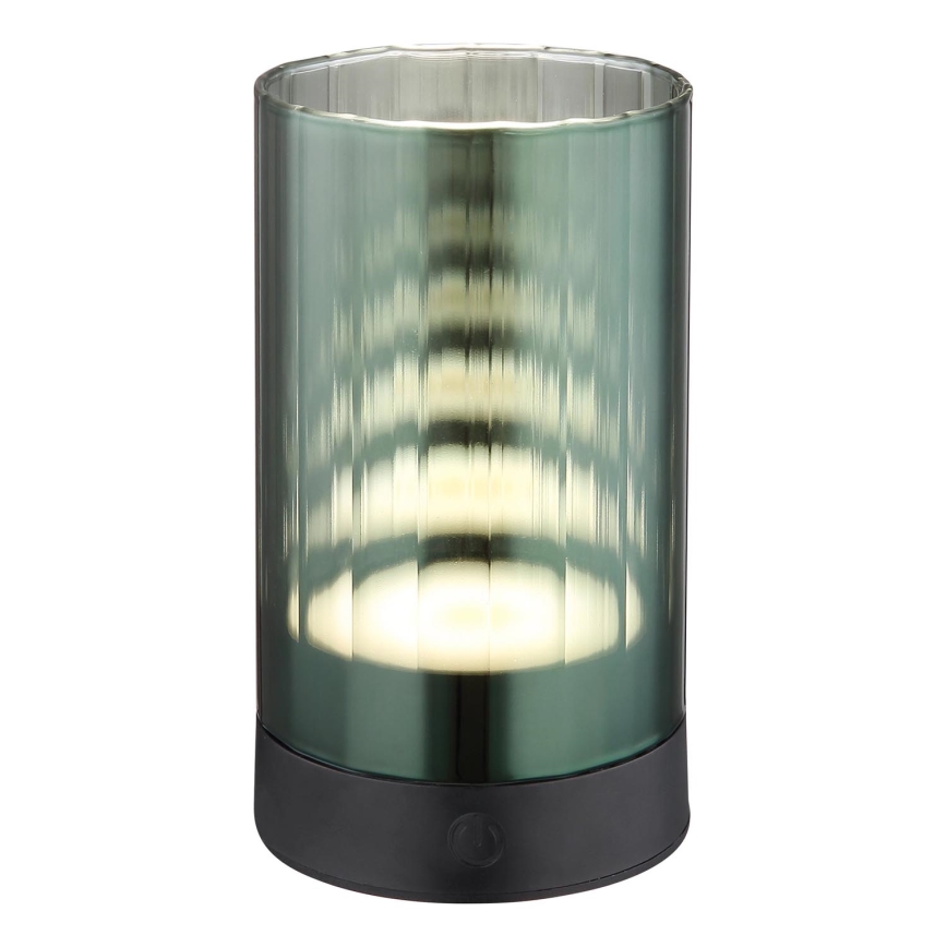 Globo - LED Lámpara de mesa táctil recargable y regulable para exteriores LED/2W/3,7V 2700/4000/6500K 1200mAh IP44 verde