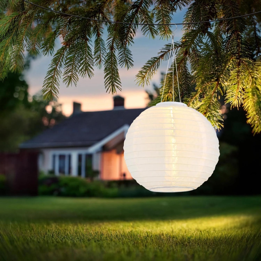 Globo - LED Lámpara solare colgante LED/0,5W/3V IP44 blanco 300 mAh