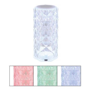 Globo - LED RGB Lámpara de mesa táctil recargable LED/0,6W/3,7V 500mAh