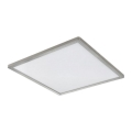 Globo - Luz de techo LED regulable para baño LED/18W/230V 29,4x29,4 cm IP44 cromo