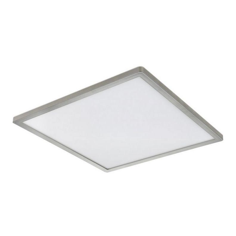 Globo - Luz de techo LED regulable para baño LED/18W/230V 29,4x29,4 cm IP44 cromo mate