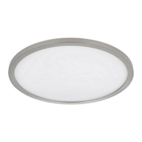 Globo - Luz de techo LED regulable para baño LED/18W/230V diá. 29,4 cm IP44 cromo