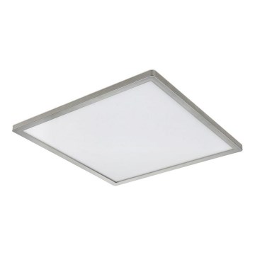 Globo - Luz de techo LED regulable para baño LED/24W/230V 42x42 cm IP44 cromo mate