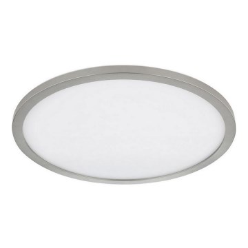 Globo - Luz de techo LED regulable para baño LED/24W/230V diá. 42 cm IP44 cromo mate