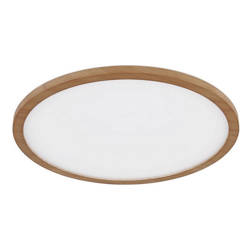 Globo - Luz de techo LED regulable para baño LED/24W/230V diá. 42 cm IP44 marrón