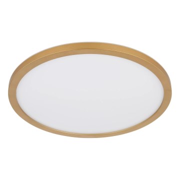 Globo - Plafón de baño LED regulable LED/24W/230V 3000K IP44 d. 42 cm latón