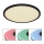 Globo - Plafón de baño LED RGB regulable LED/21W/230V 3000-6000K + control remoto IP44 negro