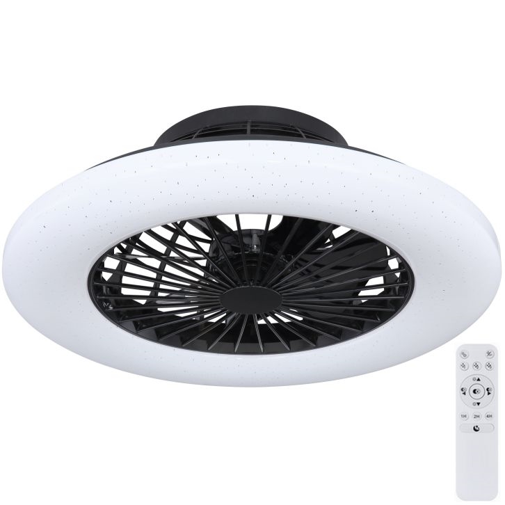 Globo - Plafón LED regulable con ventilador LED/30W/230V 3000-6500K + mando a distancia