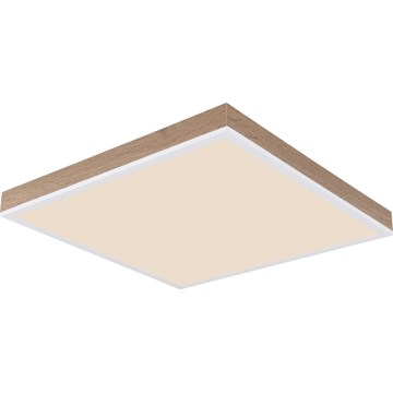 Globo - Plafón LED regulable LED/24W/230V 2700-6500K + control remoto marrón/blanco
