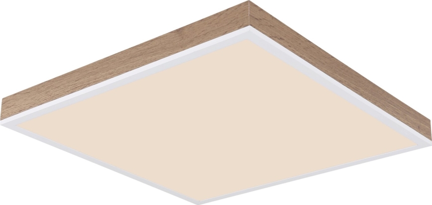 Globo - Plafón LED regulable LED/24W/230V 2700-6500K + control remoto marrón/blanco