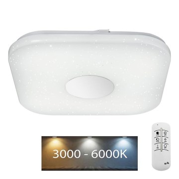 Globo - Plafón LED regulable LED/24W/230V 3000-6000K + control remoto