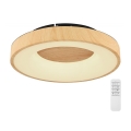 Globo - Plafón LED regulable LED/30W/230V + mando a distancia