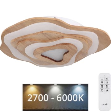 Globo - Plafón LED regulable LED/40W/230V 2700-6000K + control remoto