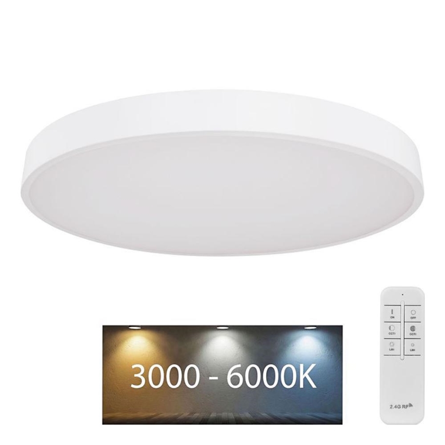 Globo - Plafón LED regulable LED/48W/230V 3000-6000K + control remoto