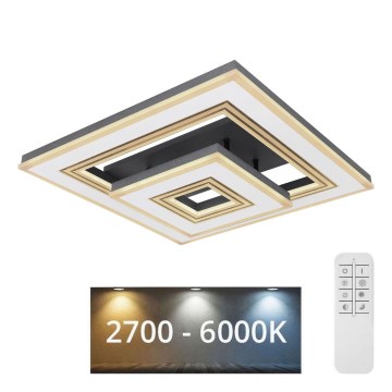 Globo - Plafón LED regulable LED/50W/230V 2700-6000K + control remoto