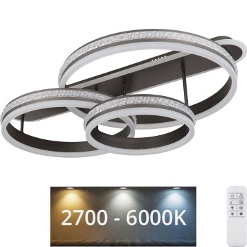 Globo - Plafón LED regulable LED/75W/230V 2700K-6000K + control remoto