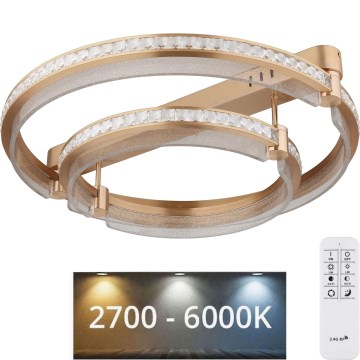 Globo - Plafón LED regulable LED/78W/230V 2700K-6000K + control remoto
