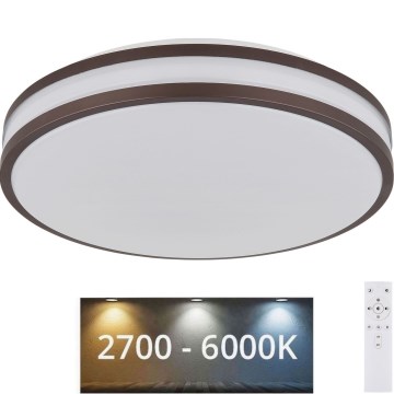 Globo - Plafón LED RGBW regulable LED/18W/230V 2700-6000K + control remoto