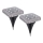 Globo - SET 2x Lámpara solar LED LED/0,8W/1,2V IP44 300 mAh