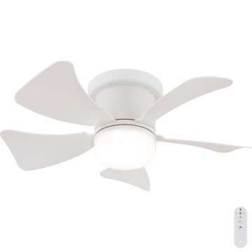 Globo - Ventilador de techo LED regulable LED/10W/230V 3000-6500K blanco + control remoto