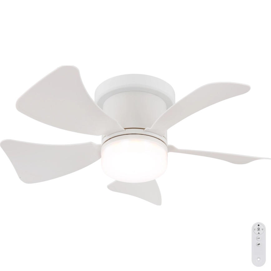 Globo - Ventilador de techo LED regulable LED/10W/230V 3000-6500K blanco + control remoto