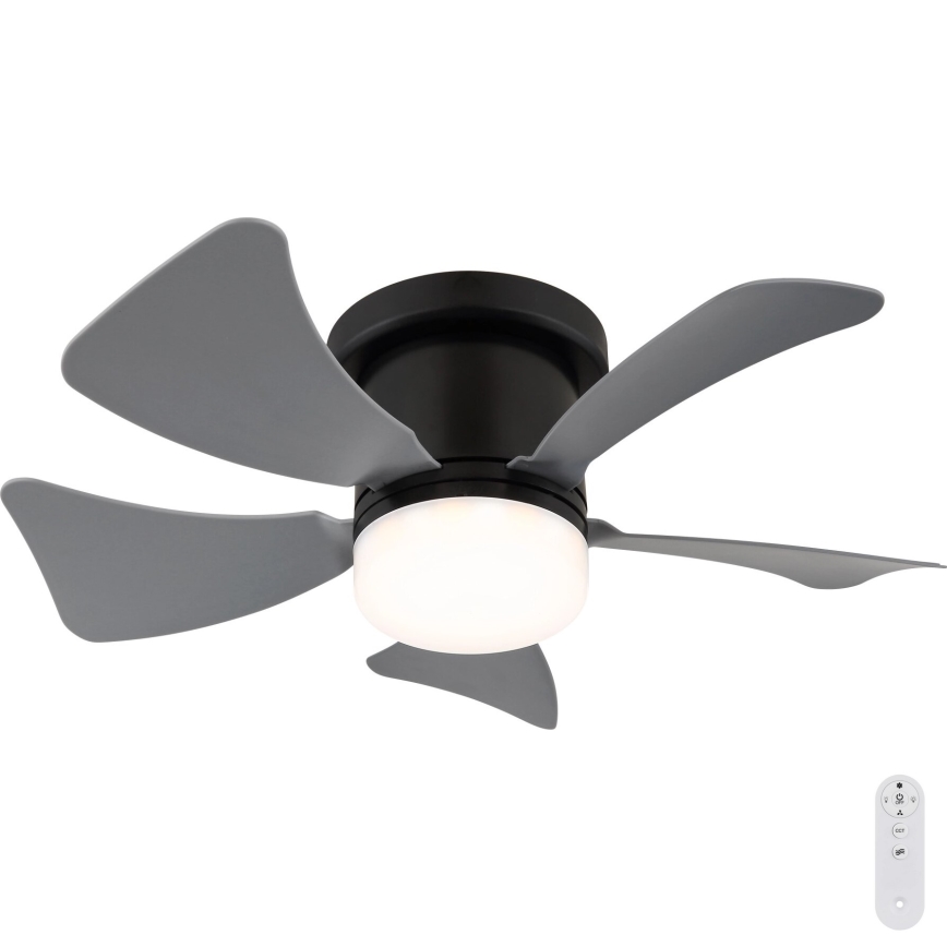 Globo - Ventilador de techo LED regulable LED/10W/230V 3000-6500K gris + control remoto
