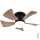 Globo - Ventilador de techo LED regulable LED/10W/230V 3000-6500K marrón + control remoto