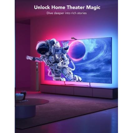 Govee - DreamView T2 DUAL TV 55-65" SMART LED retroiluminación RGBIC Wi-Fi + control remoto