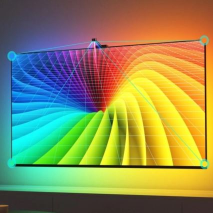 Govee - JUEGO 2x Flow PRO SMART LED TV & Gaming - RGBICWW Wi-Fi